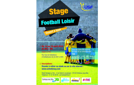 L'USF organise un stage foot-loisir 